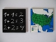 Part No: 3762pb01  Name: Glass for Window 1 x 6 x 5 with Blackboard / US Map Pattern (Stickers) - Set 5235-2