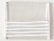 Part No: 3855pb002  Name: Glass for Window 1 x 4 x 3 with 5 White Stripes Pattern (Sticker) - Sets 1966 / 6373 / 6377 / 6385 / 6391