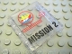 Part No: 4215bpb41  Name: Panel 1 x 4 x 3 - Hollow Studs with 'MISSION 2' Pattern (Sticker) - Set 7047