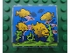 Part No: 4215bpb68  Name: Panel 1 x 4 x 3 - Hollow Studs with Piranha Fish in Aquarium Pattern (Sticker) - Set 8160