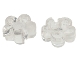 Lot ID: 347226153  Part No: 46280  Name: Clikits, Icon Flower 5 Petals 2 x 2 Small with Hole