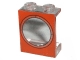 Part No: 4864bpx3  Name: Panel 1 x 2 x 2 - Hollow Studs with Porthole on Red Background Pattern