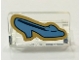 Part No: 4865pb088  Name: Panel 1 x 2 x 1 with Blue Shoe and Pearl Gold Outline Pattern (Sticker) - Set 41154