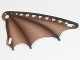 Part No: 54255pb01  Name: Plastic Triangle 6 x 12 Scalloped Wing with Leather and Stick Pattern