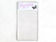 Part No: 57895pb024L  Name: Glass for Window 1 x 4 x 6 with Silver Butterfly and Pink Floral Pattern on Left Side (Sticker) - Set 3187