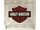 Part No: 60581pb310  Name: Panel 1 x 4 x 3 with Side Supports - Hollow Studs with 'HARLEY-DAVIDSON MOTOR CYCLES' Pattern (Sticker) - Set HARLEY-1