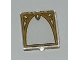Part No: 60601pb013  Name: Glass for Window 1 x 2 x 2 Flat Front with Ornamented Window Arch Pattern