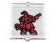 Part No: 60601pb033  Name: Glass for Window 1 x 2 x 2 Flat Front with Red Monkey King Warrior Mech Model Pattern (Sticker) - Set 80036