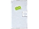 Part No: 60616pb018  Name: Door 1 x 4 x 6 with Stud Handle with White 'OPEN' on Lime Sign Pattern (Sticker) - Set 41108