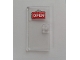 Part No: 60616pb041  Name: Door 1 x 4 x 6 with Stud Handle with 'OPEN' Sign on Red Background Pattern (Sticker) - Set 76108