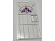 Part No: 60616pb060  Name: Door 1 x 4 x 6 with Stud Handle with Dark Purple and Orange Acorn, Hearts and Leaves Pattern (Sticker) - Set 41369