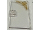 Part No: 60616pb133L Name: Door 1 x 4 x 6 with Stud Handle with Gold Fleur-de-lis and Swirls Pattern Model Left Side (Sticker) - Set 41684 Part No: 60616pb133L Name: Door 1 x 4 x 6 with Stud Handle with Gold Fleur-de-lis and Swirls Pattern Model Left Side (Sticker) - Set 41684