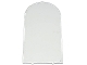 Part No: 65066  Name: Glass for Door Frame 1 x 6 x 7 Arched with Notches and Rounded Pillars