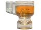 Part No: 68495pb01  Name: Minifigure, Utensil Stein / Cup with Molded Trans-Orange Drink Pattern