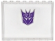 Part No: 7567pb01 Name: Panel 1 x 8 x 5 with Dark Purple and Silver Transformers Decepticon Logo Pattern Part No: 7567pb01 Name: Panel 1 x 8 x 5 with Dark Purple and Silver Transformers Decepticon Logo Pattern