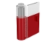 Part No: 801bpb02  Name: Door 1 x 3 x 3 Left with Vertical Handle with Red Bottom Pattern