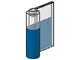 Part No: 802bpb01  Name: Door 1 x 3 x 3 Right with Vertical Handle with Blue Bottom Pattern