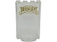 Part No: 85941pb038  Name: Cylinder Half 2 x 4 x 5 with 1 x 2 Cutout with Gold Ornate 'BRICKLEYS' Pattern