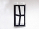Part No: 87544pb025  Name: Panel 1 x 2 x 3 with Side Supports - Hollow Studs with Black Window Frame Bent with Cobweb in Top Right Pane Pattern (Sticker) - Set 75904