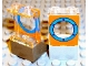 Part No: 87552pb003  Name: Panel 1 x 2 x 2 with Side Supports - Hollow Studs with Blue Porthole on Orange Background Pattern