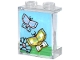 Part No: 87552pb113  Name: Panel 1 x 2 x 2 with Side Supports - Hollow Studs with Butterflies and Flower Pattern (Sticker) - Set 31147