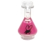 Part No: 93549pb06  Name: Minifigure, Utensil Bottle, Erlenmeyer Flask with Magenta Fluid and Black Fly Pattern