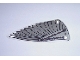 Part No: x66px2  Name: Plastic Triangle 6 x 12 Wing with Gray Feathers Pattern