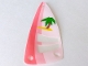 Part No: x66px9  Name: Plastic Triangle 6 x 12 Sail with Palm Tree Pattern