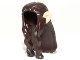Part No: 13766pb01  Name: Minifigure, Hair Long Wavy with Braid and Light Nougat Elf Ears Pattern