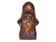 Lot ID: 404303134  Part No: 19232pb01  Name: Minifigure, Head, Modified SW Wookiee, Wullffwarro with Dark Orange Fur Pattern