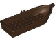 Lot ID: 402004039  Part No: 21301  Name: Boat, 14 x 5 x 2 with Oarlocks without Hollow Inside Studs