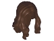 Part No: 95225  Name: Minifigure, Hair Long Wavy with Center Part