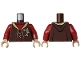 Part No: 973pb6220c01 Name: Torso Hoodie with Gold Trim, Copper Laces and Golden Snitch over Dark Red Sweater Pattern / Dark Red Arms / Dark Tan Hands Part No: 973pb6220c01 Name: Torso Hoodie with Gold Trim, Copper Laces and Golden Snitch over Dark Red Sweater Pattern / Dark Red Arms / Dark Tan Hands