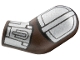 Part No: 981pb450  Name: Arm, Left with SW Silver Beskar Armor Plates and Vambrace with Rocket Launcher Pattern