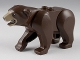 Part No: 98295c01pb02  Name: Bear with 2 Studs on Back and Dark Tan Muzzle Pattern