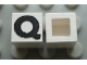 Part No: Mx1011Apb17  Name: Modulex, Tile 1 x 1 with Black 'Q' Pattern (no internal lining)