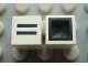 Lot ID: 322271722  Part No: Mx1011Bpb36  Name: Modulex, Tile 1 x 1 with Black '=' Pattern (with black lining on sides only)