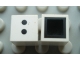 Lot ID: 322271694  Part No: Mx1011Cpb36  Name: Modulex, Tile 1 x 1 with Black ':' Pattern (with black lining on top and sides)