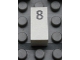Part No: Mx1021Apb28  Name: Modulex, Tile 1 x 2 with Black Calendar Day Number  '8' Pattern