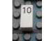 Part No: Mx1021Apb29  Name: Modulex, Tile 1 x 2 with Black Calendar Day Number '10' Pattern