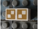 Lot ID: 260498913  Part No: Mx1021Apb66  Name: Modulex, Tile 1 x 2 with Yellow Squares Pattern