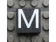 Lot ID: 407657471  Part No: Mx1022Apb013  Name: Modulex, Tile 2 x 2 (no Internal Supports) with White Capital Letter M Pattern