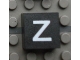 Lot ID: 407657528  Part No: Mx1022Apb049  Name: Modulex, Tile 2 x 2 (no Internal Supports) with White Lowercase Letter z Pattern