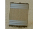 Part No: 30562pb016  Name: Cylinder Quarter 4 x 4 x 6 with 6 White Stripes Pattern (Stickers) - Set 7047