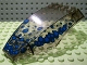Part No: 45705pb001  Name: Windscreen 10 x 6 x 2 Curved with Blue Scales Pattern