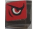 Part No: 54200pb082R  Name: Slope 30 1 x 1 x 2/3 with Angry Red Eye Pattern Model Right Side (Sticker) - Set 8182