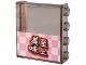 Part No: 60581pb228  Name: Panel 1 x 4 x 3 with Side Supports - Hollow Studs with Chinese Logogram '美味至上' on Bright Pink and White Checkered Pattern (Sticker) - Set 80036