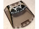 Part No: 65633pb02  Name: Windscreen 6 x 6 x 1 1/3 with 'ROGER DUBUIS' and Black, Gold and White Lamborghini Huracán Pattern