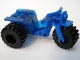 Part No: 30187c08  Name: Tricycle with Blue Chassis and Black Wheels - One Piece Rear Wheels / Tires