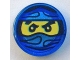 Part No: 98138pb039  Name: Tile, Round 1 x 1 with Ninjago Trapped Jay Pattern